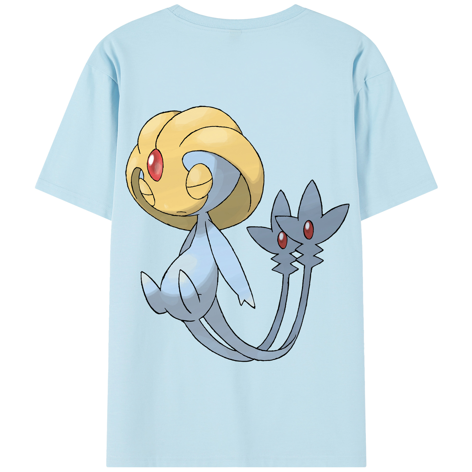 （画像用） ポケットモンスター Pokémon 綿100％半袖Tシャツ（背面プリント）